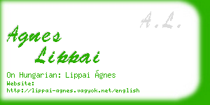 agnes lippai business card